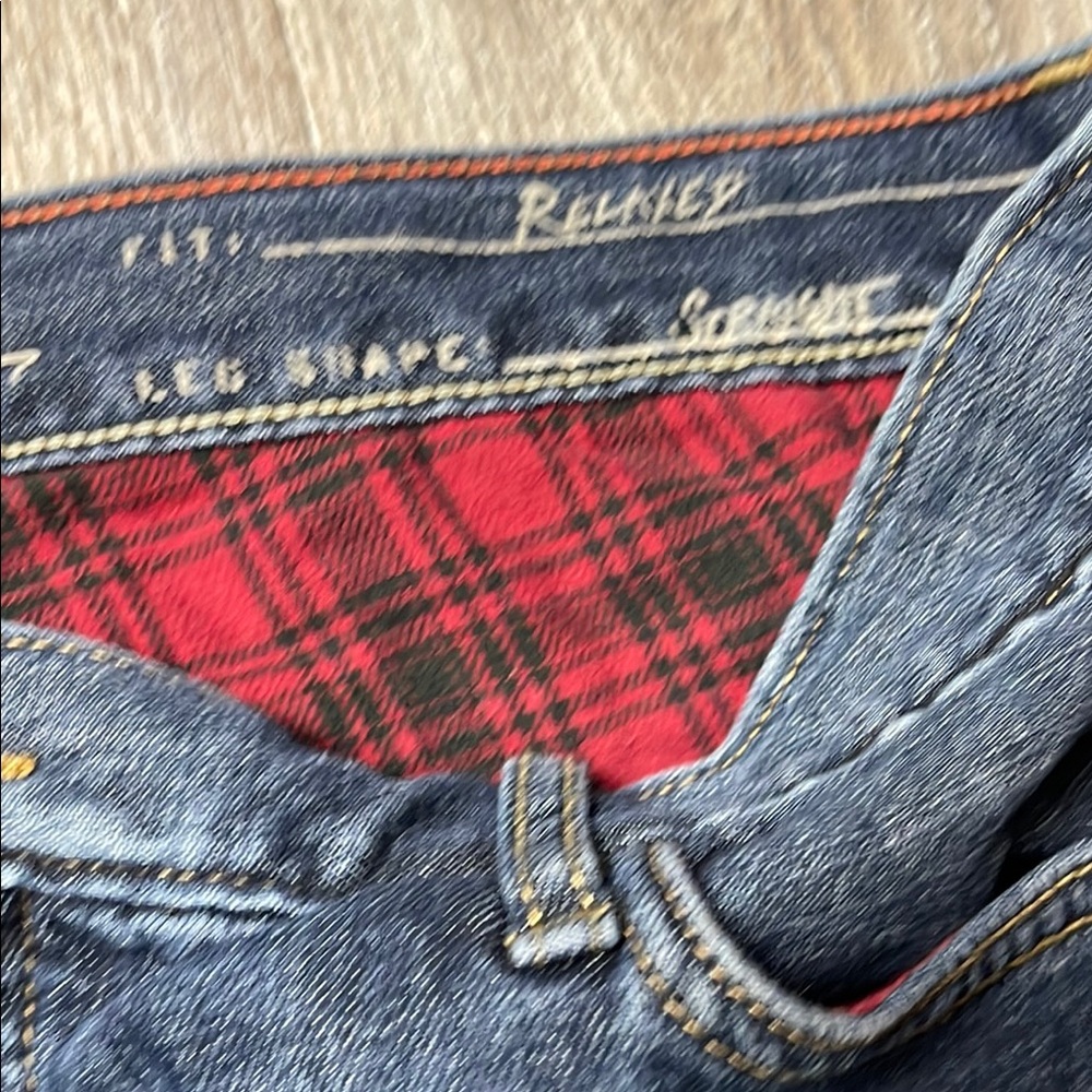 Eddie Bauer Flannel Lined Women's Relaxed Fit Straight Leg Jeans Size 10 - Picture 9 of 15